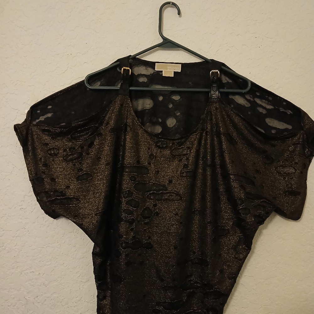 Womens Michael Kors Short Sleeve Shirt